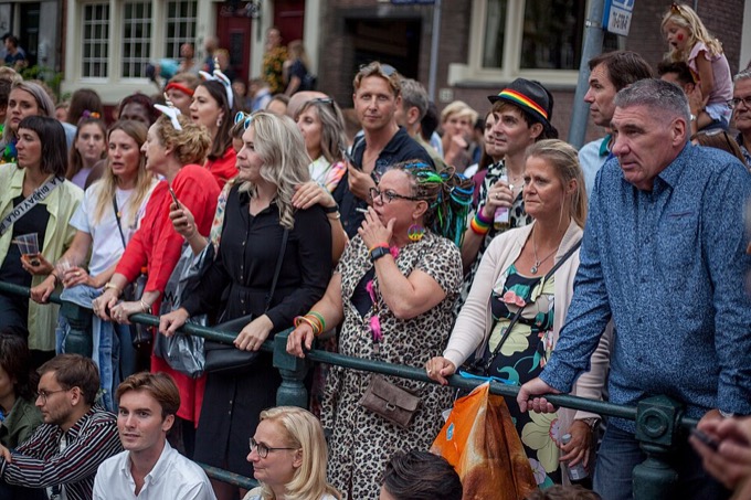 WorldPride Canal Parade in Amsterdam